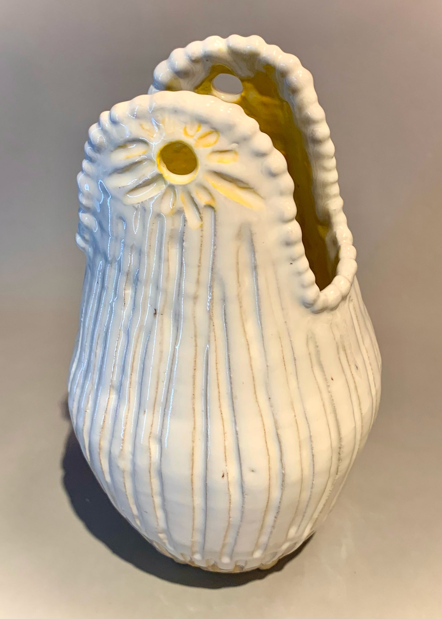 "Footed Vase" - Ceramic Vase by Colleen Vanderhoef