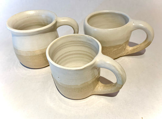 "White Mugs" - Ceramic Mugs by Colleen Vanderhoef
