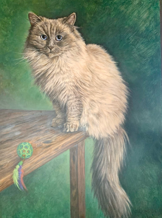 "Tigerlily" - Painting by Edgar Perlins