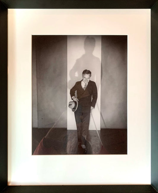 "Charles Chaplin" - B/W Photograph by Edward Steichen