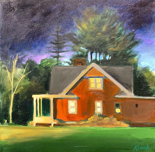 "Light Source" - Painting by James Kimak