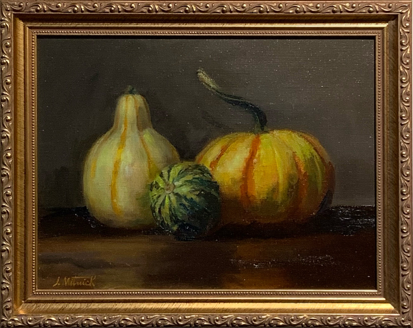 "Gourds" - Painting by Joel Mitnick