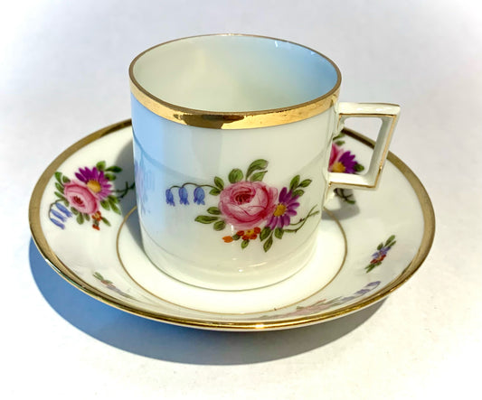 Pink Peony Tea Cup and Saucer