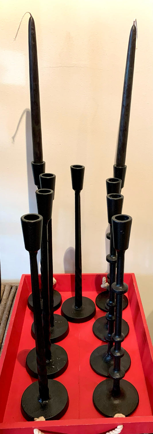 Tall Candle Holders - Set of 9