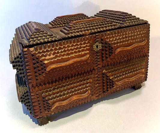 Vintage Tramp Art Box