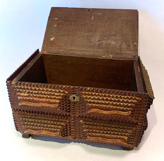 Vintage Tramp Art Box